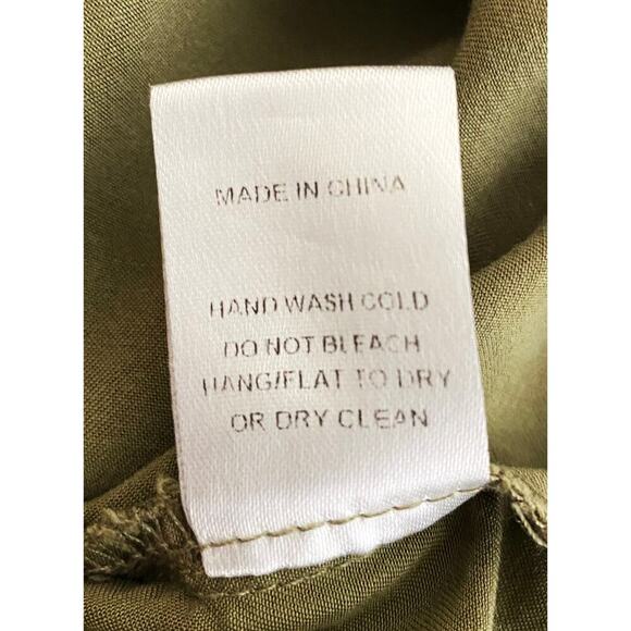 Hummingbird Women's Long Sleeve Button Down Shirt Floral Embroidered Distressed - Picture 6 of 8